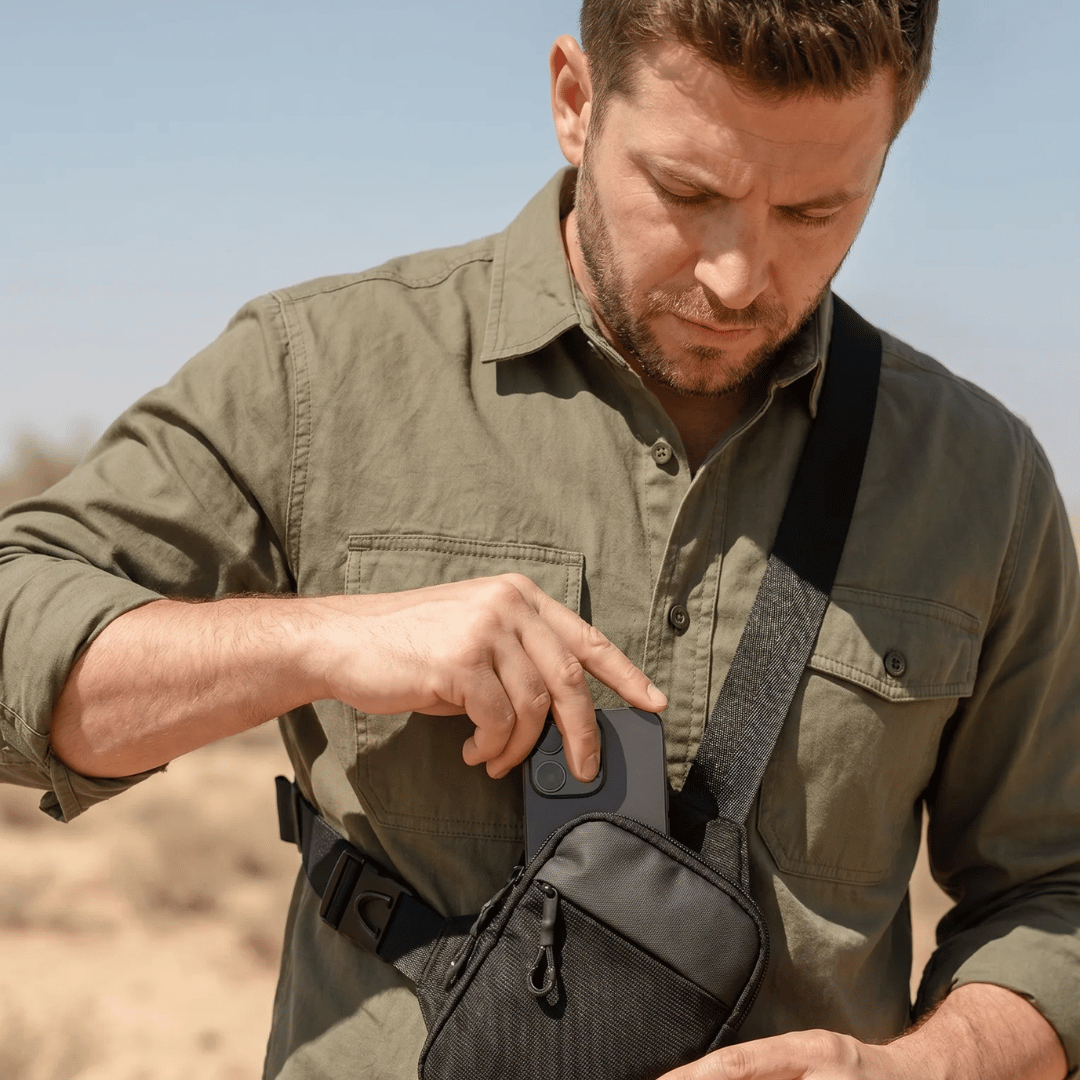 Travel Sling Bag - side view