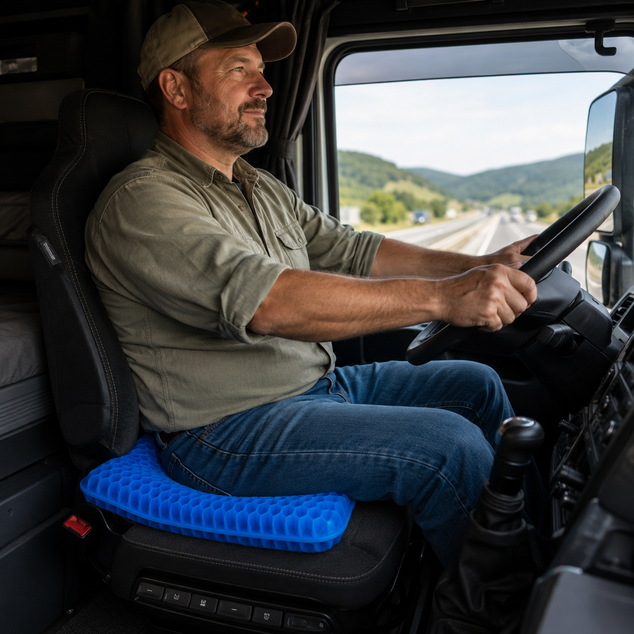 CloudSupport™ Orthopaedic Gel Cushion driving