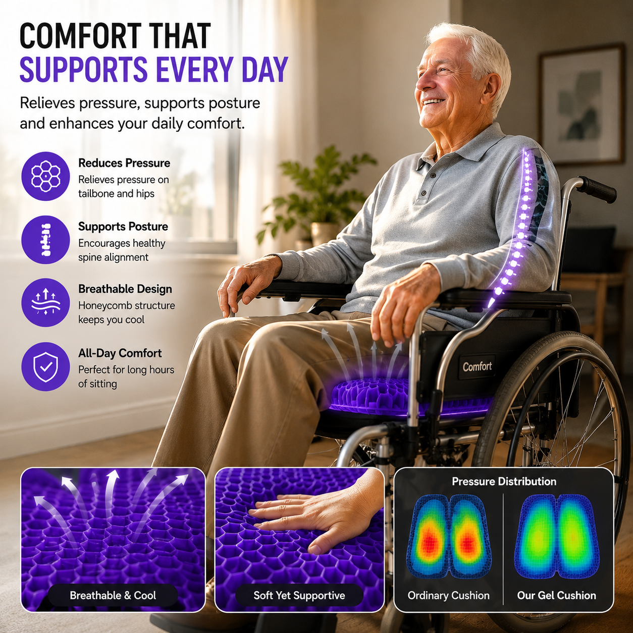 CloudSupport™ Orthopaedic Gel Cushion