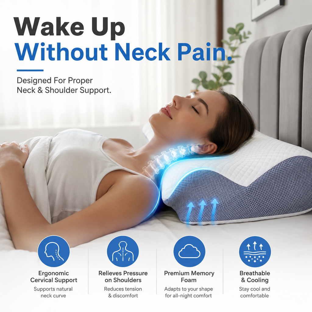 CloudAlign™ Ergonomic Cervical Pillow