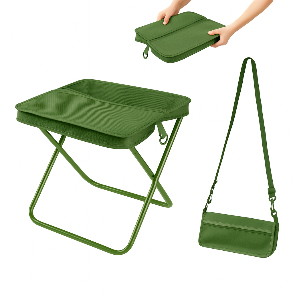 2-in-1 Foldable Carry Chair – Bag & Seat Anywhere