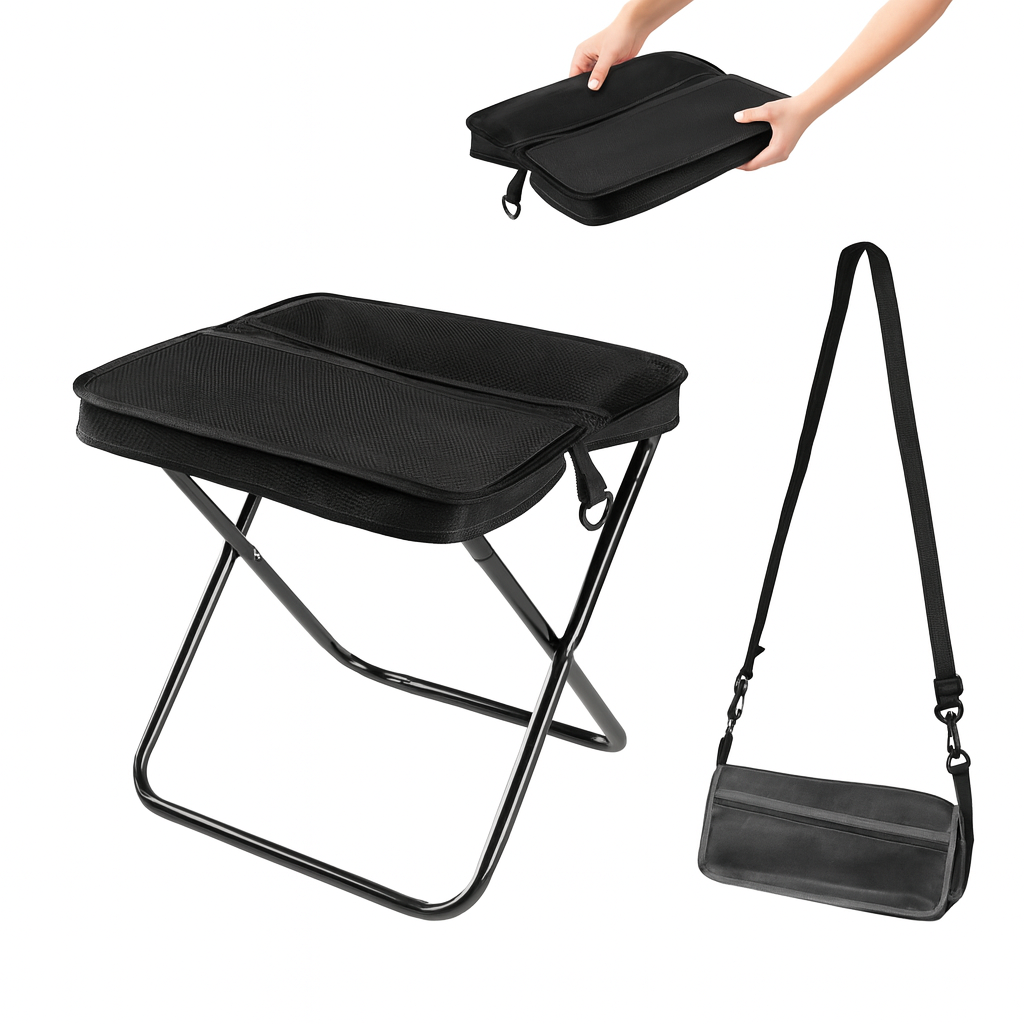 2-in-1 Foldable Carry Chair – Bag & Seat Anywhere
