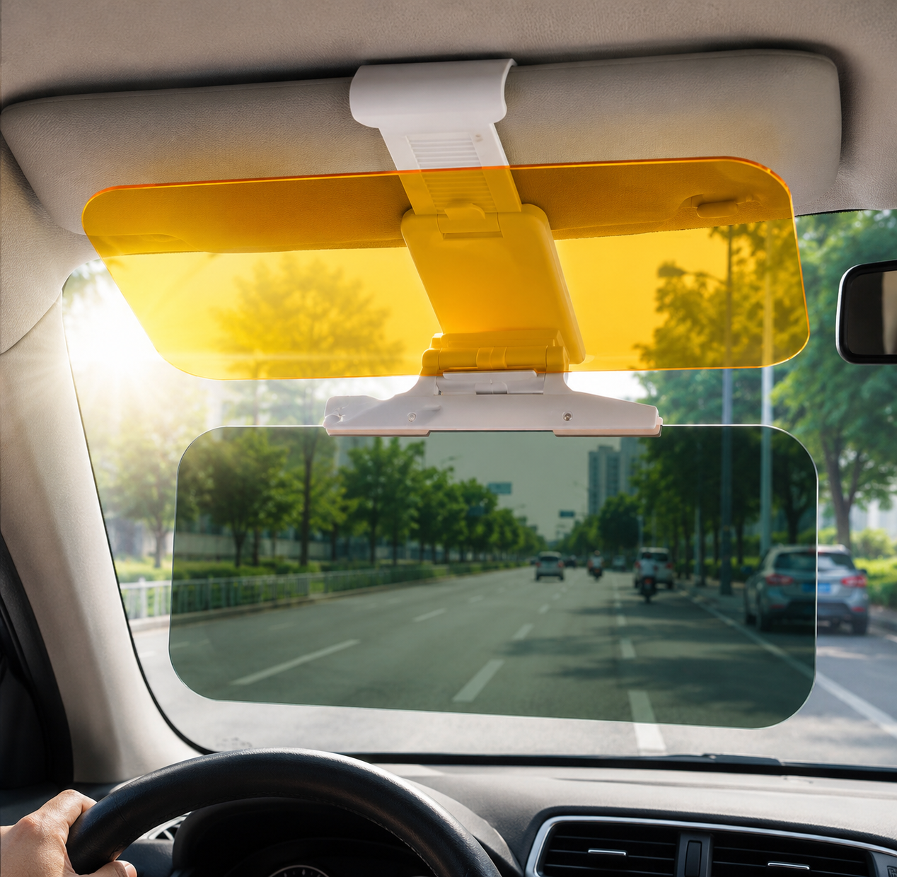 DriveShade™ Anti-Glare Sun Visor