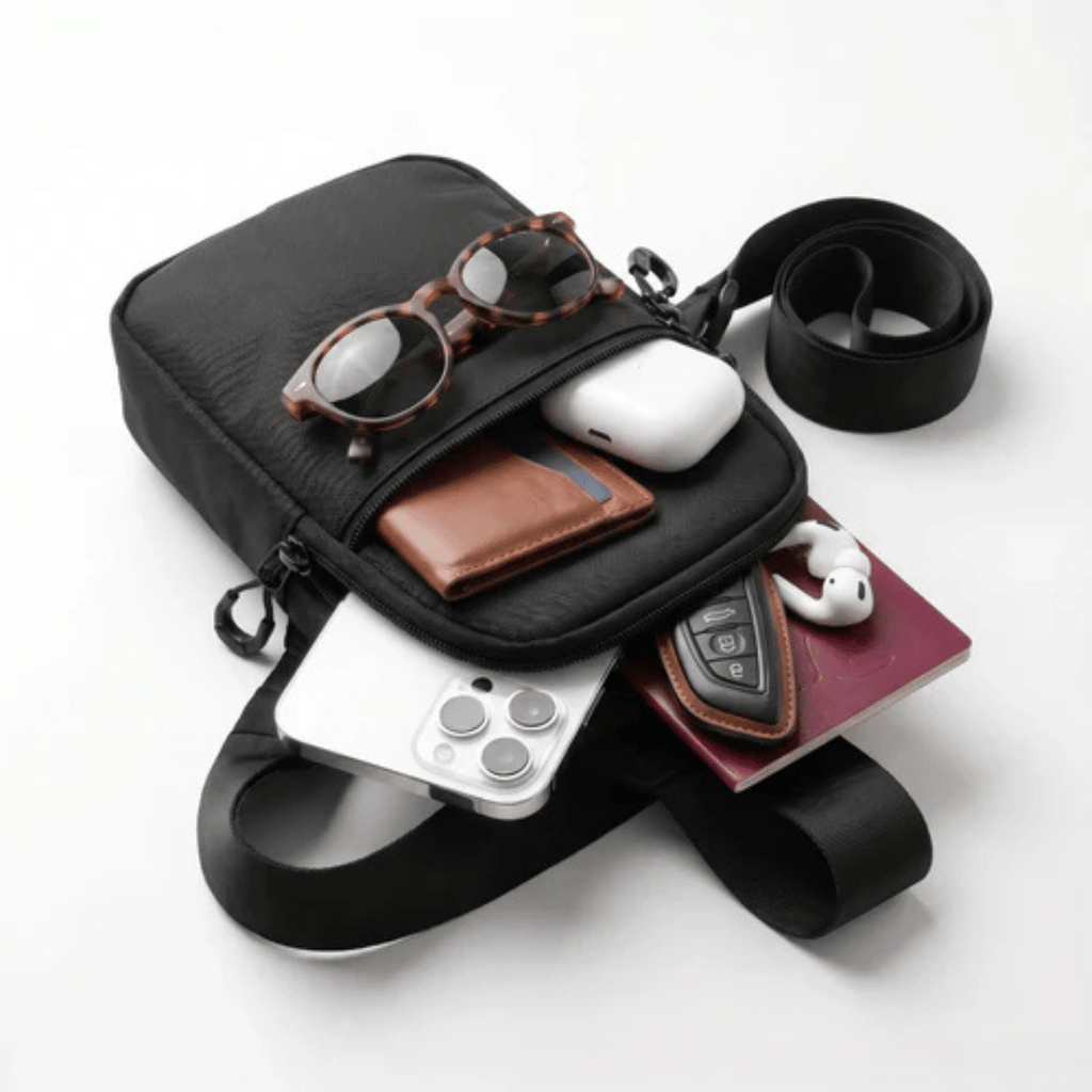 Travel Sling Bag - interior detail