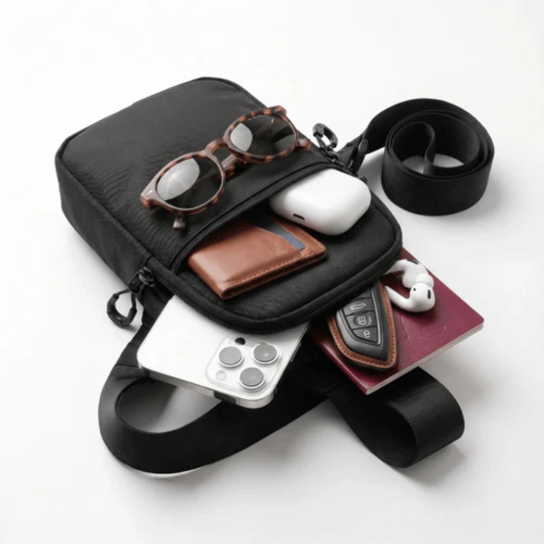 Travel Sling Bag - interior detail