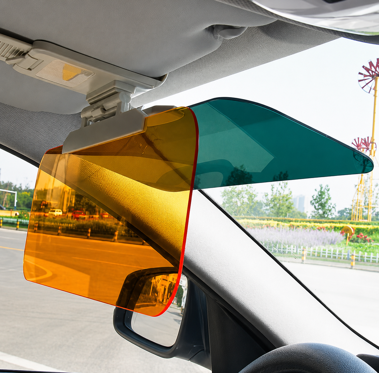 DriveShade™ Anti-Glare Sun Visor