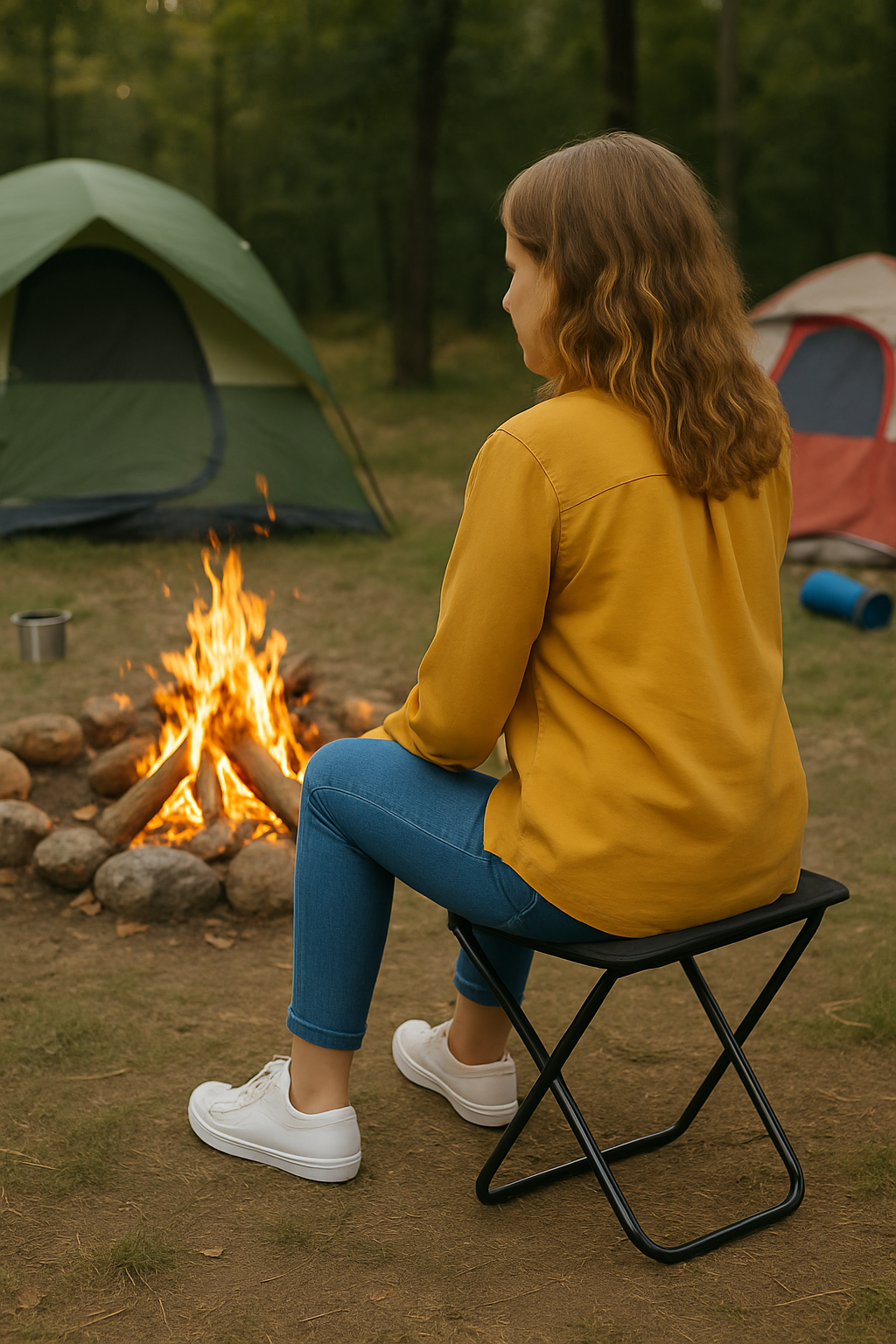 2-in-1 Foldable Carry Chair – Bag & Seat Anywhere