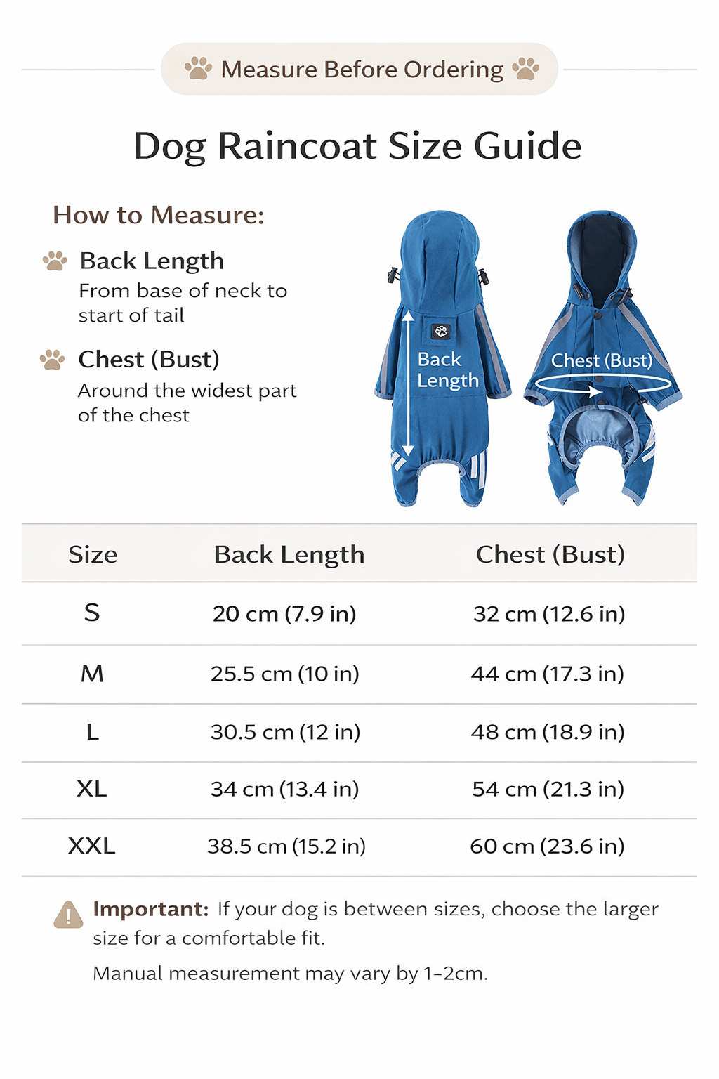 All-Weather Waterproof Dog Raincoat