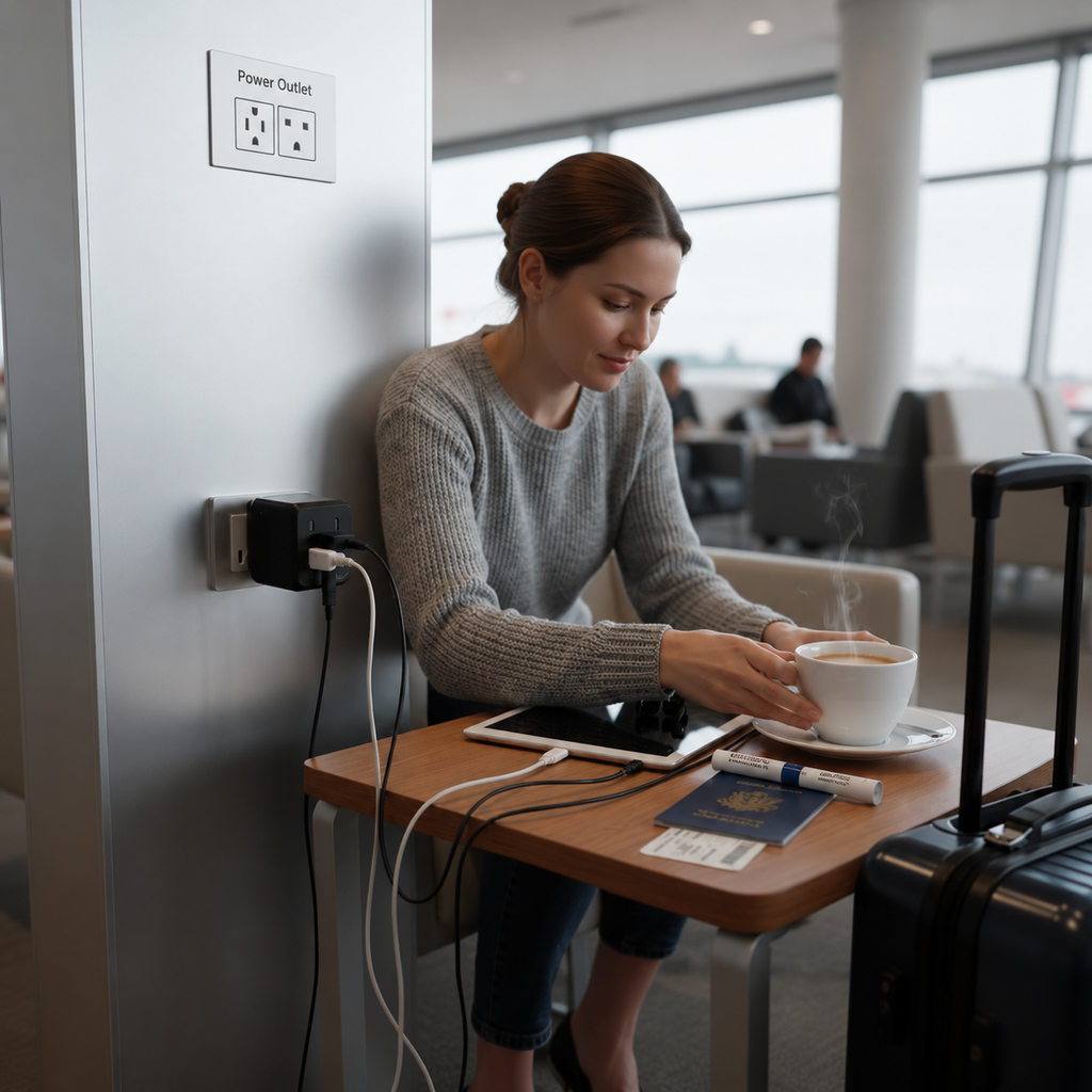 Universal Travel Adapter - Worldwide Charging Cube