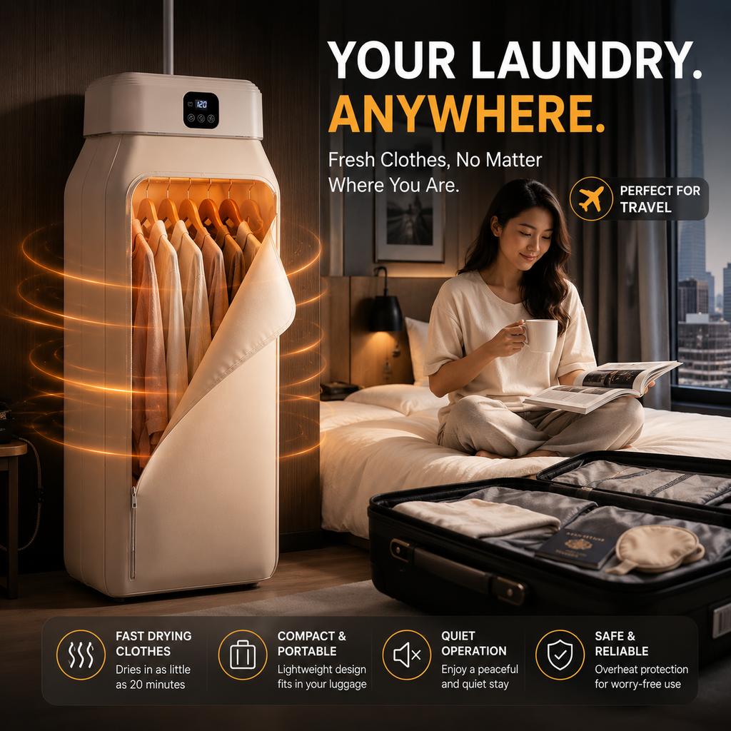 AnywhereDry™ Portable Clothes Dryer