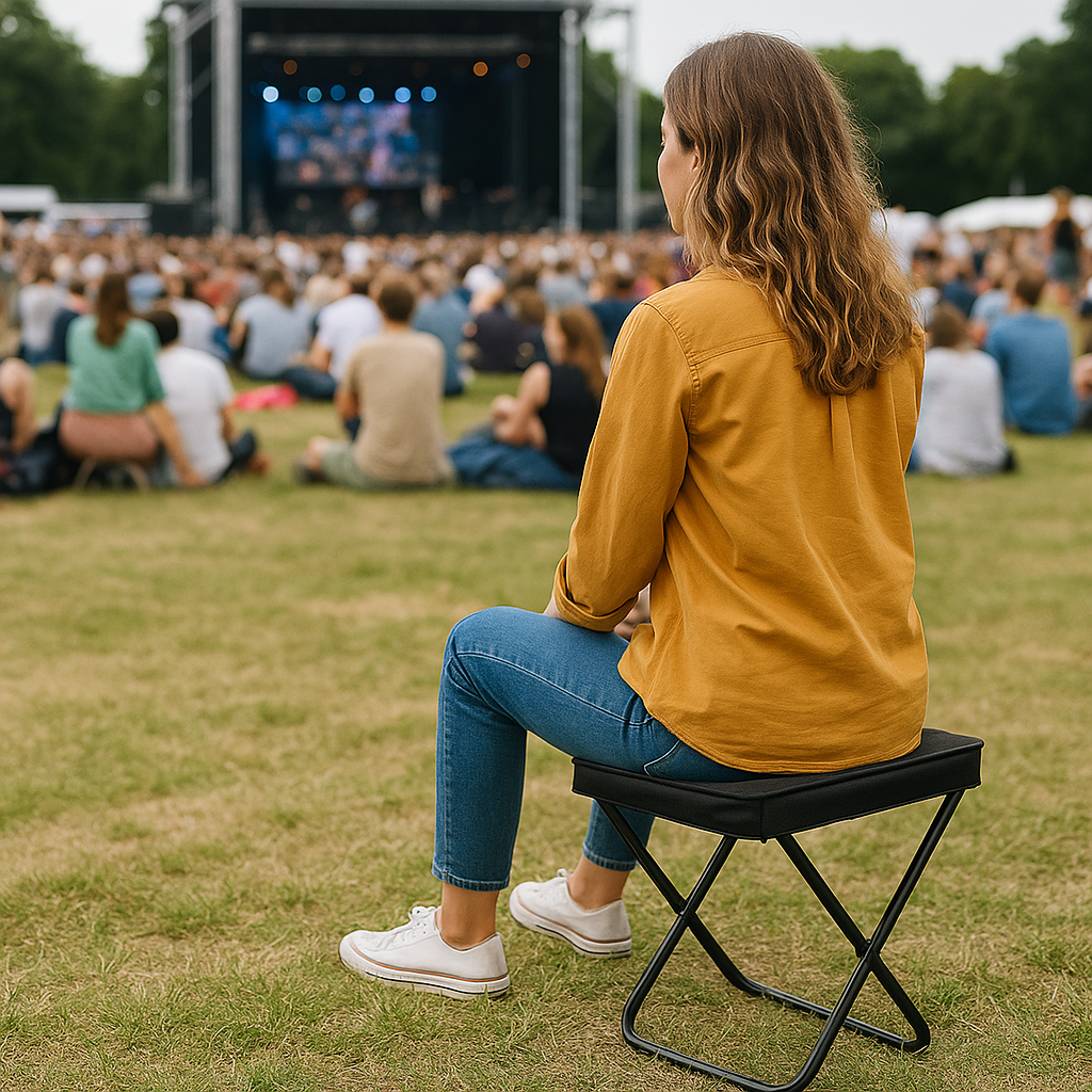 2-in-1 Foldable Carry Chair – Bag & Seat Anywhere
