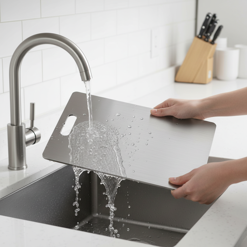 Premium Titanium Cutting Board – Hygienic, Odour-Free & Built to Last