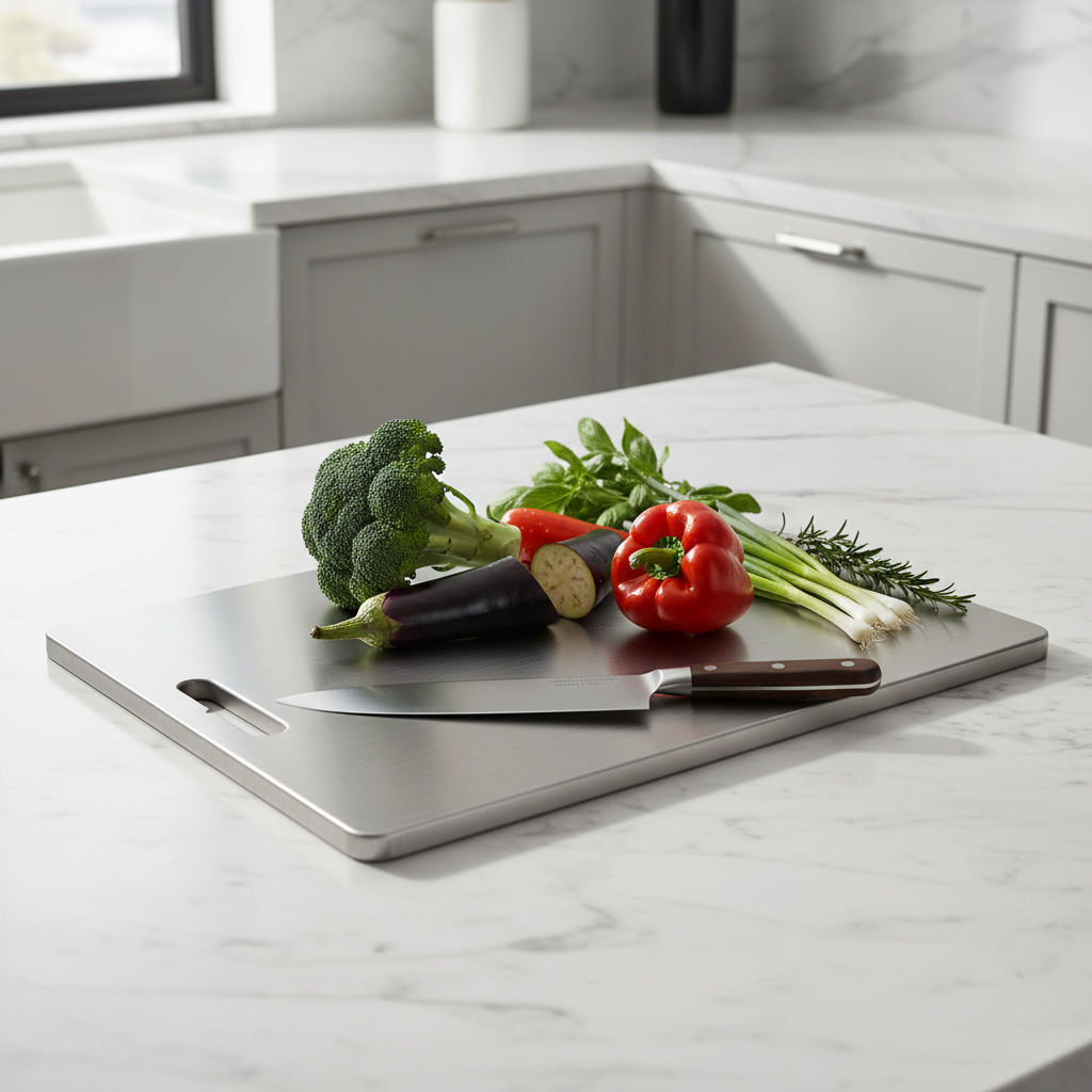 Premium Titanium Cutting Board – Hygienic, Odour-Free & Built to Last