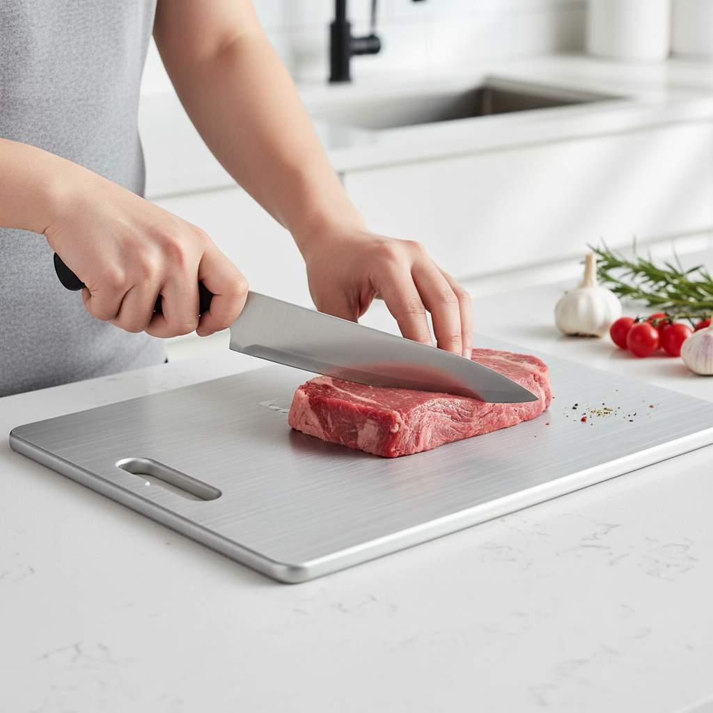 Premium Titanium Cutting Board – Hygienic, Odour-Free & Built to Last