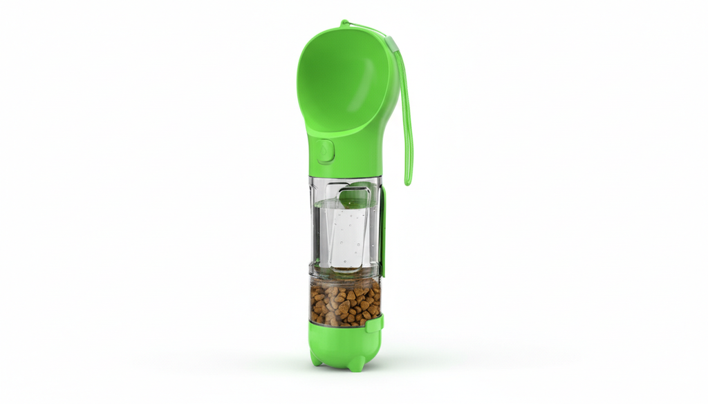 5 in 1 Portable Dog Water Bottle & Treat Container
