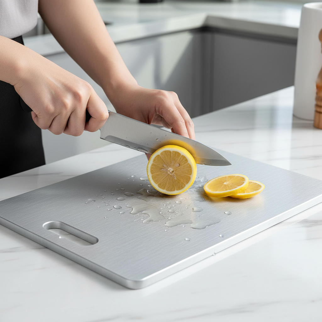 Premium Titanium Cutting Board – Hygienic, Odour-Free & Built to Last