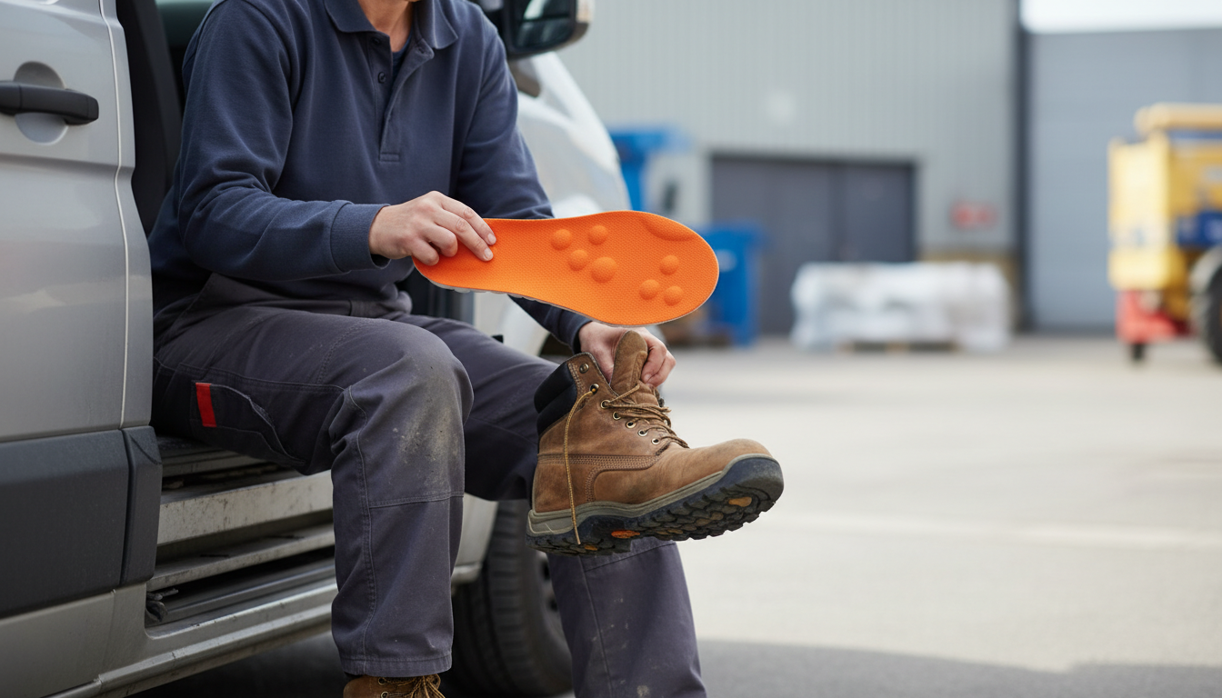 Orthotic Insoles for Heel Pain & Arch Support (Plantar Fasciitis Relief)