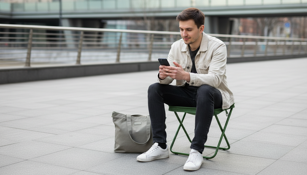 Foldable Carry Chair – Portable Comfort for Travel & Outdoors