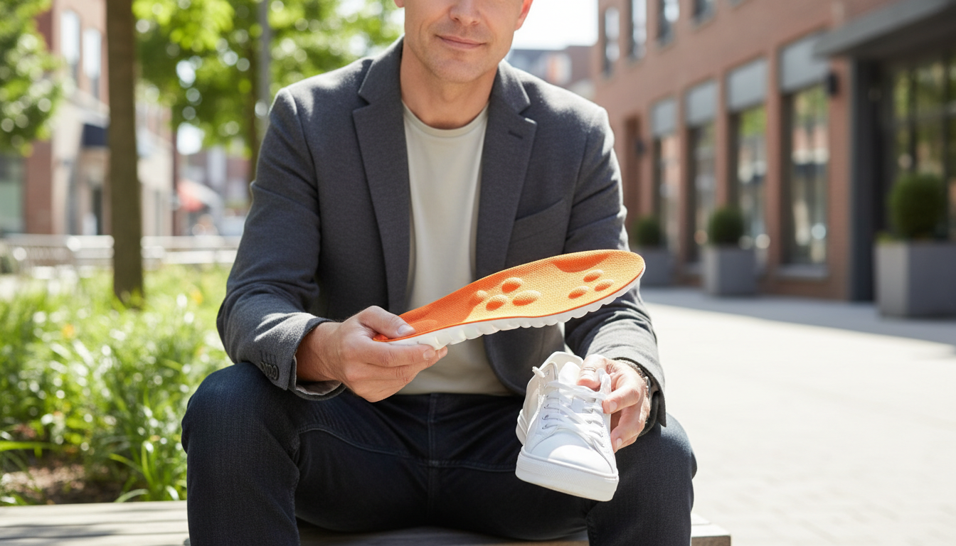 Orthotic Insoles for Heel Pain & Arch Support (Plantar Fasciitis Relief)
