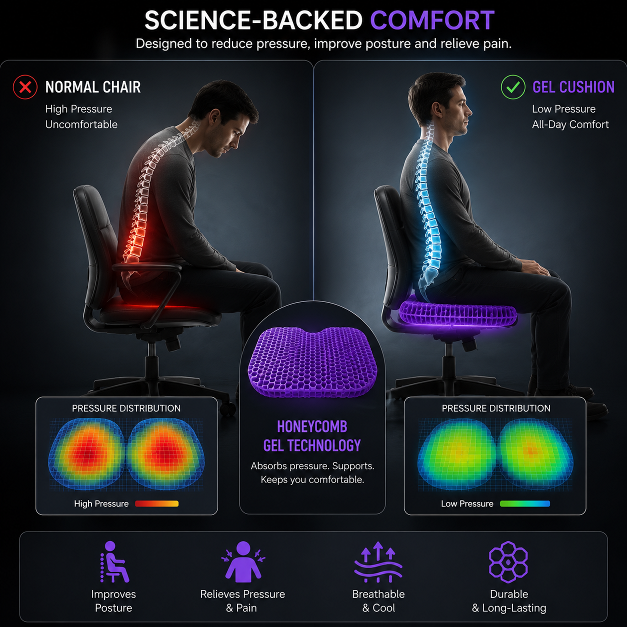 CloudSupport™ Orthopaedic Gel Cushion