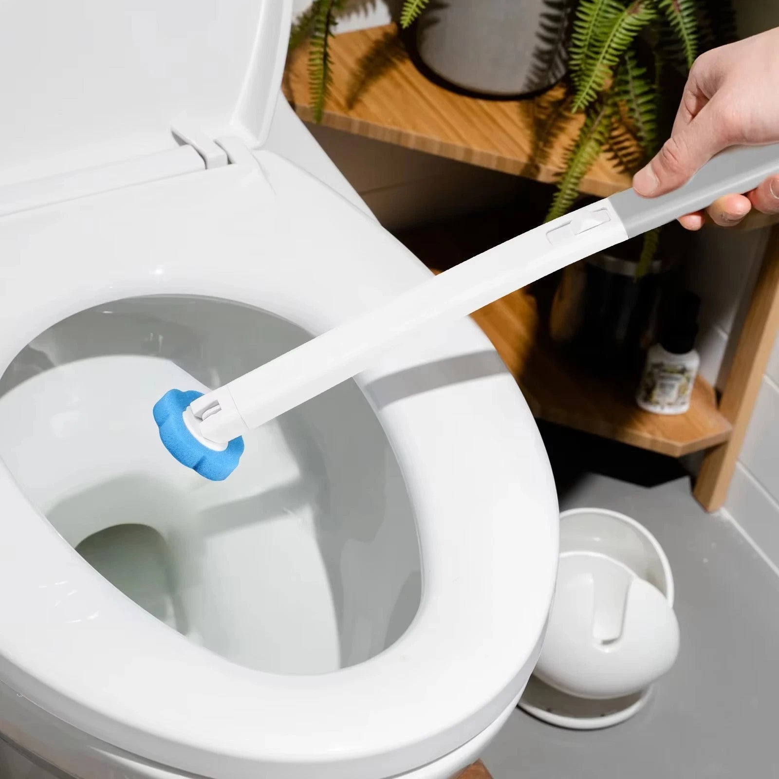 disposable toilet brush